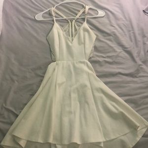 Lush White Lace Detail Dress